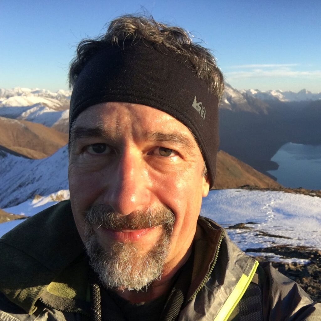 Doug Franklin on Pepper Peak in Alaska